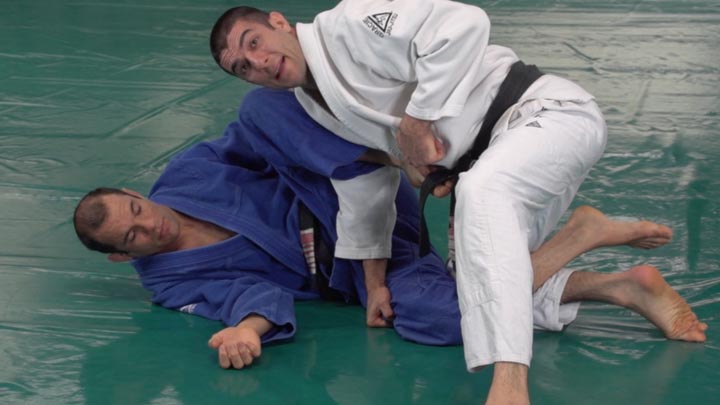 Toe Hold From Half Guard Sweep!