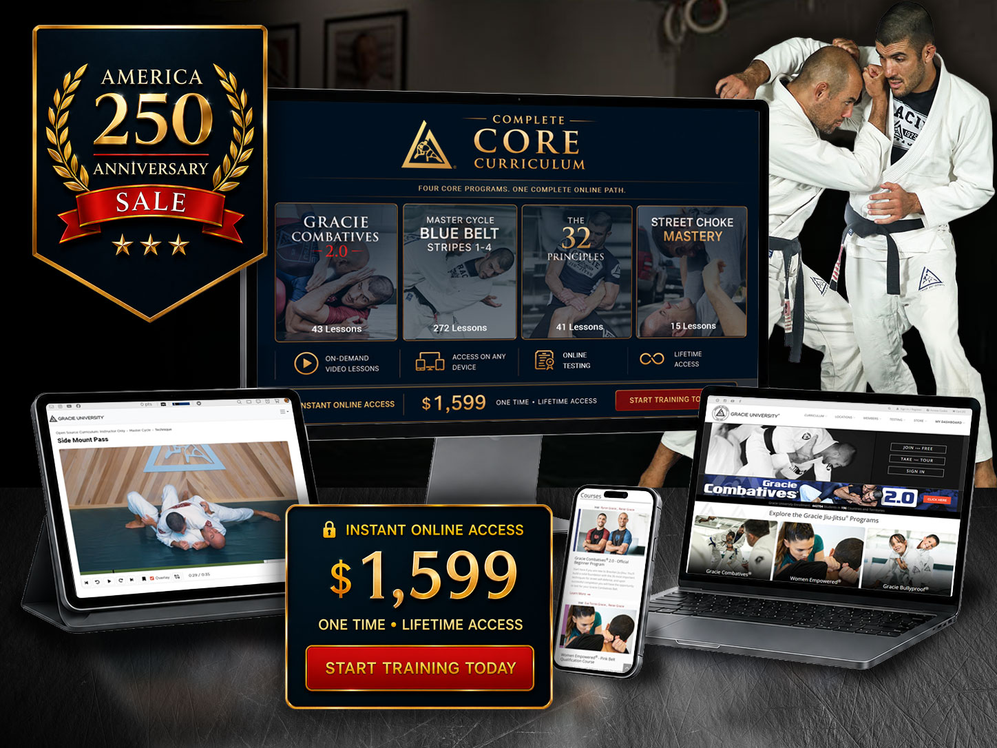 Complete Gracie University Core Curriculum bundle